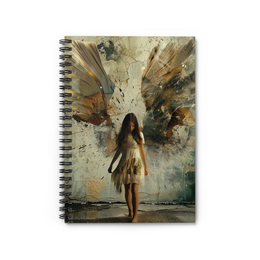 Book Angel Spiral Notebook - Ruled Line (Contest Winner - Brazil)