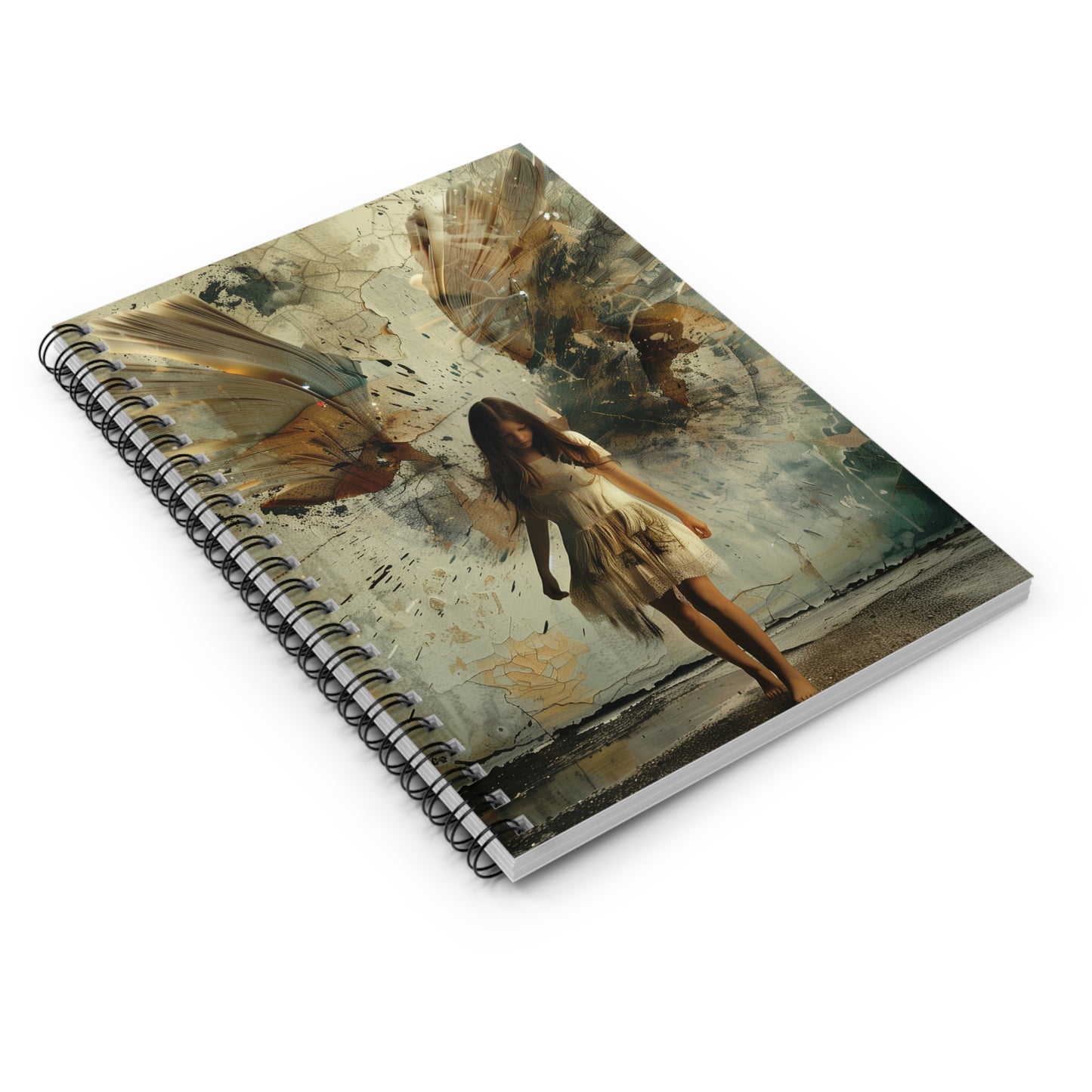 Book Angel Spiral Notebook - Ruled Line (Contest Winner - Brazil)