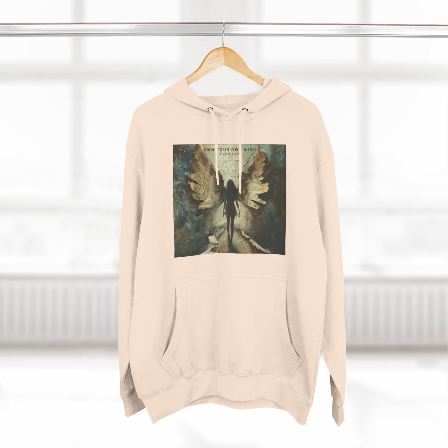 Three-Panel Fleece Hoodie