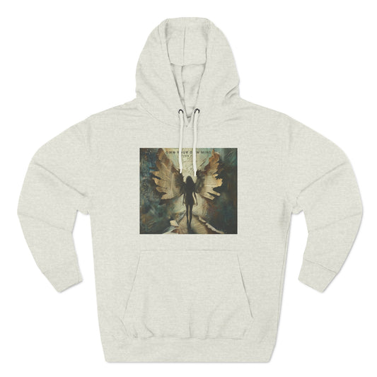 Three-Panel Fleece Hoodie