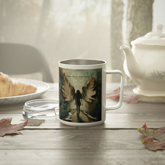 News Angel Insulated Coffee Mug, 10oz  (Contest Winner - Brazil)